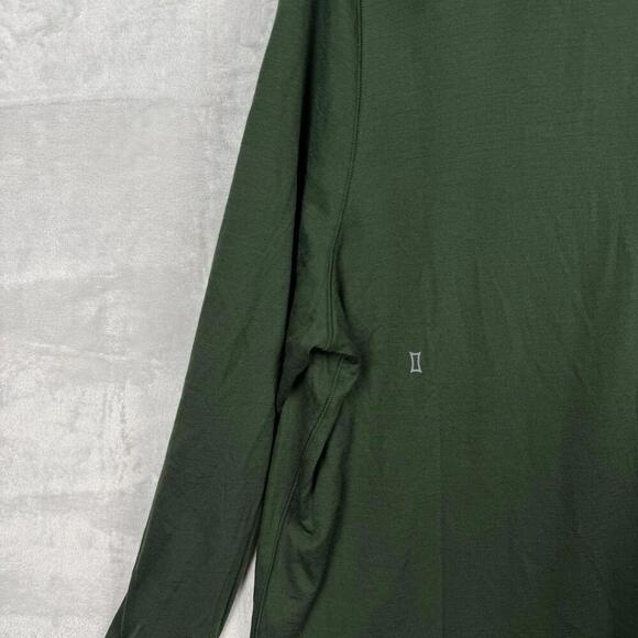 Kit and Ace Green Merino Wool Blend Button Up Shirt Men Sz XL Long Sleeve Casual - Picture 8 of 10